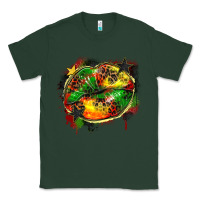 Sports Green juneteenth lips Classic Tee - Zillion Design Studio
