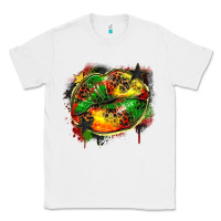 White juneteenth lips Classic Tee - Zillion Design Studio