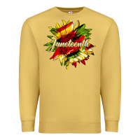 Antique Gold juneteenth sunflower black lives matter Premium Sweatshirt - HRA Design Shop