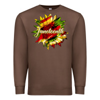 Chestnut juneteenth sunflower black lives matter Premium Sweatshirt - HRA Design Shop