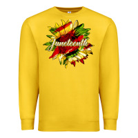 Lemon juneteenth sunflower black lives matter Premium Sweatshirt - HRA Design Shop