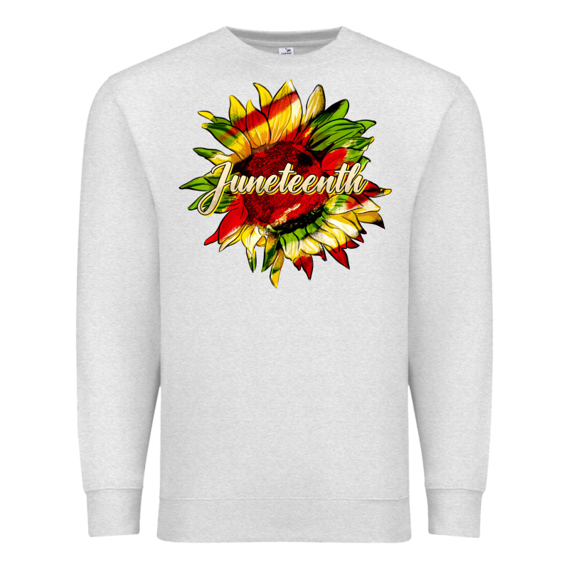Juneteenth Sunflower Black Lives Matter Premium Sweatshirt by HRA Design Shop | Teevron