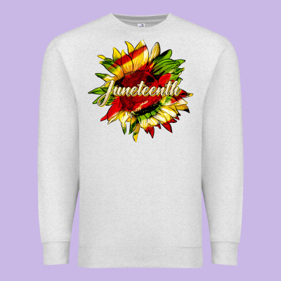 Juneteenth Sunflower Black Lives Matter Premium Sweatshirt Designed By Hra Design Shop