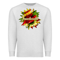 Oatmeal Heather juneteenth sunflower black lives matter Premium Sweatshirt - HRA Design Shop