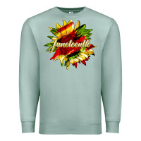 Seafoam juneteenth sunflower black lives matter Premium Sweatshirt - HRA Design Shop