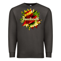 Smoke juneteenth sunflower black lives matter Premium Sweatshirt - HRA Design Shop
