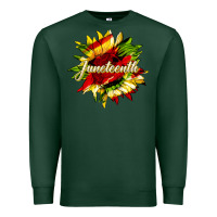 Sports Green juneteenth sunflower black lives matter Premium Sweatshirt - HRA Design Shop