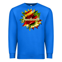 True Royal juneteenth sunflower black lives matter Premium Sweatshirt - HRA Design Shop