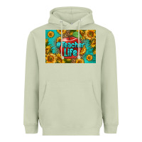 Teacher Life Skinny Metal Can Holder Heavyweight Hoodie | Teevron
