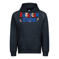 Navy american dude Urban Hoodie - MaliasSmallBusiness