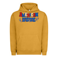 Pigment Peanut Butter american dude Urban Hoodie - MaliasSmallBusiness