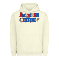 Pigment Pistachio american dude Urban Hoodie - MaliasSmallBusiness