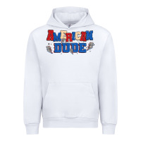 White american dude Urban Hoodie - MaliasSmallBusiness