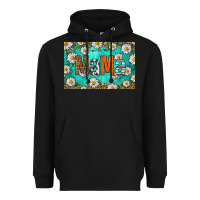 Black western daisy mama skinny metal can holder Heavyweight Hoodie - HRA Design Shop