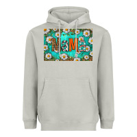 Western Daisy Mama Skinny Metal Can Holder Heavyweight Hoodie | Teevron