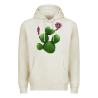 Oatmeal Heather heart cactus Premium Hoodie - Jasminsmagicworld