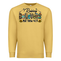 Antique Gold raising believers Premium Sweatshirt - CowhideDigitalArt