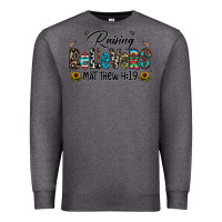 Charcoal Heather raising believers Premium Sweatshirt - CowhideDigitalArt