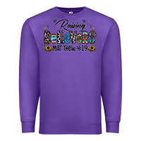 Purple raising believers Premium Sweatshirt - CowhideDigitalArt