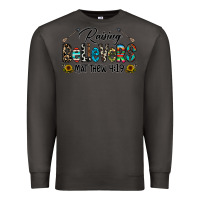 Smoke raising believers Premium Sweatshirt - CowhideDigitalArt