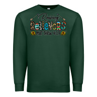 Sports Green raising believers Premium Sweatshirt - CowhideDigitalArt