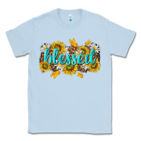 Dusty Blue blessed tbw Classic Tee - texasbilliewilder