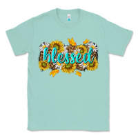 Seafoam blessed tbw Classic Tee - texasbilliewilder