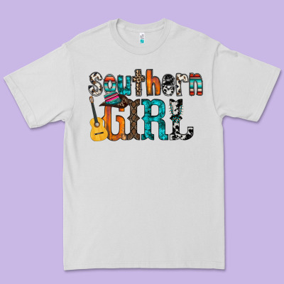 Southern Girl Premium Tee Designed By Racoondesign