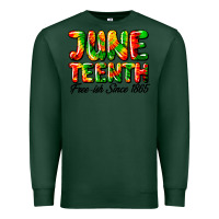 Sports Green juneteenth free ish since 1865 Premium Sweatshirt - HRA Design Shop