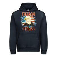 Navy freedom born free tour 1776 Urban Hoodie - MaliasSmallBusiness