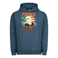 Pigment Midnight Navy freedom born free tour 1776 Urban Hoodie - MaliasSmallBusiness