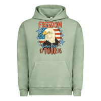 Pigment Oil Green freedom born free tour 1776 Urban Hoodie - MaliasSmallBusiness