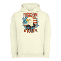 Pigment Pistachio freedom born free tour 1776 Urban Hoodie - MaliasSmallBusiness