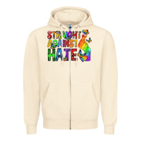 Sandshell straight against hate pride lgbtq Zipper Hoodie - texasbilliewilder