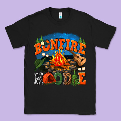 Bonfire Hoodie Classic Tee Designed By Texasbilliewilder