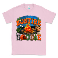 Bubblegum Pink bonfire hoodie Classic Tee - texasbilliewilder