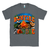 Charcoal Heather bonfire hoodie Classic Tee - texasbilliewilder