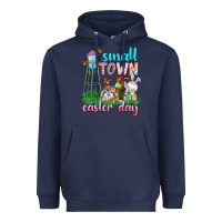 Navy Small Town Easter Day Heavyweight Hoodie - Neo Western