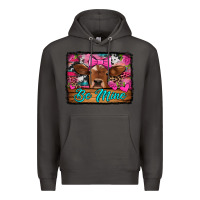 Smoke be mine valentine's day cow Premium Hoodie - Jasminsmagicworld