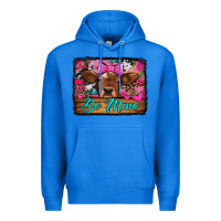 True Royal be mine valentine's day cow Premium Hoodie - Jasminsmagicworld