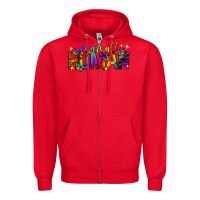 Red we are all human pride lgbtq Zipper Hoodie - texasbilliewilder