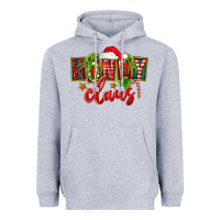 Heather Grey christmas honey claus Heavyweight Hoodie - FaDigitalArtStudio