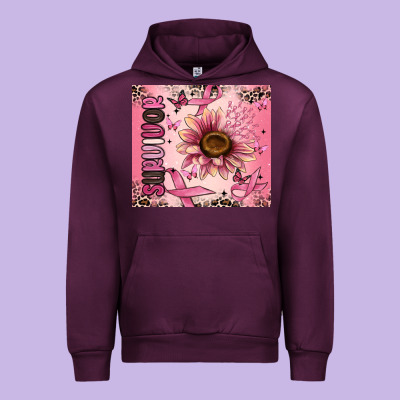Breast Cancer Survivor Urban Hoodie Designed By Maliassmallbusiness
