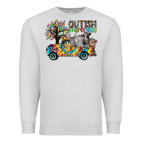Dove Grey autism avareness3 Premium Sweatshirt - CowhideDigitalArt
