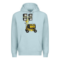 Blue Mist Towable Light Towers Premium Hoodie - LillyAllenDesigns