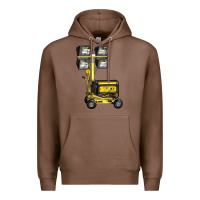 Chestnut Towable Light Towers Premium Hoodie - LillyAllenDesigns