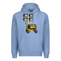 Colony Blue Towable Light Towers Premium Hoodie - LillyAllenDesigns
