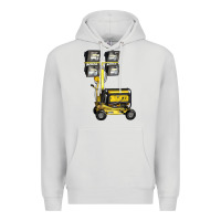 Dove Grey Towable Light Towers Premium Hoodie - LillyAllenDesigns