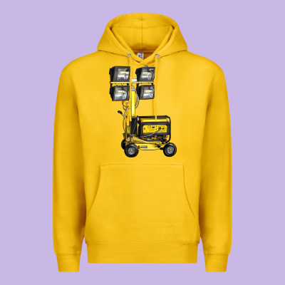 Towable Light Towers Premium Hoodie Designed By Lillyallendesigns