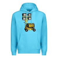 Ocean Blue Towable Light Towers Premium Hoodie - LillyAllenDesigns